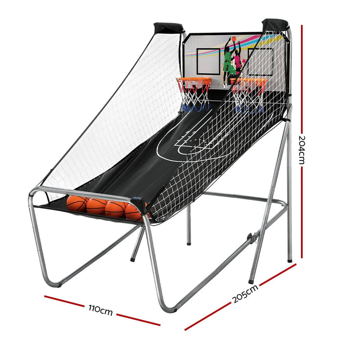 Basketball Game 8 Electronic Score Double Shot Indoor Kid