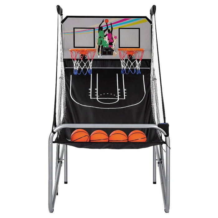 Basketball Game 8 Electronic Score Double Shot Indoor Kid