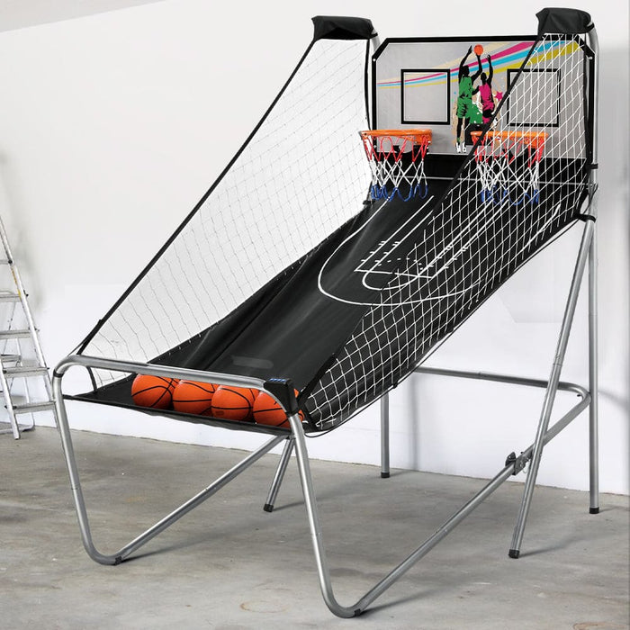 Basketball Game 8 Electronic Score Double Shot Indoor Kid