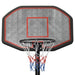 Basketball Stand Black 258-363 Cm Polyethene Ktlak