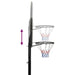Basketball Stand Black 258-363 Cm Polyethene Ktlak