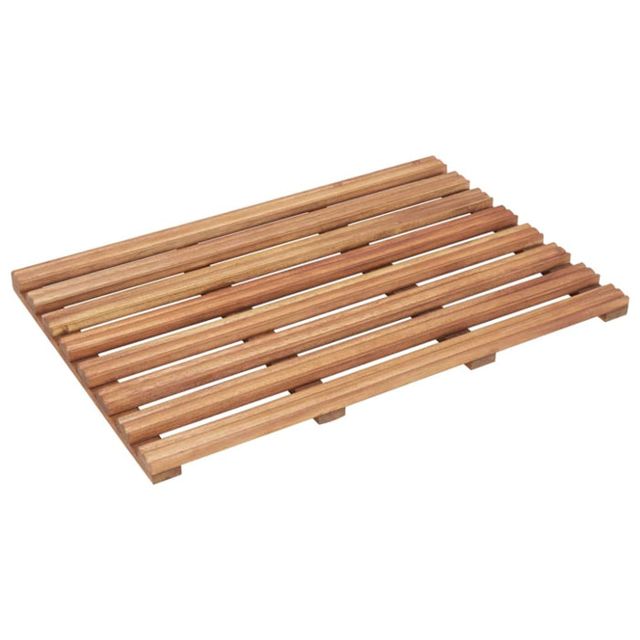 Bath Mats 2 Pcs Solid Acacia Wood 56x37 Cm Alpia