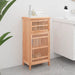 Bathroom Cabinet 42x29x82 Cm Solid Wood Walnut Tpbtpa