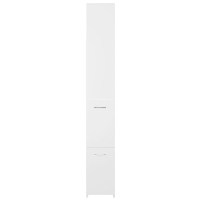 Bathroom Cabinet White 25x26.5x170 Cm Engineered Wood Nbnato