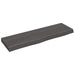 Bathroom Countertop Dark Grey 100x30x6 Cm Treated Solid