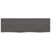 Bathroom Countertop Dark Grey 100x30x6 Cm Treated Solid