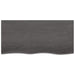 Bathroom Countertop Dark Grey 100x50x2 Cm Treated Solid