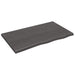 Bathroom Countertop Dark Grey 100x60x4 Cm Treated Solid