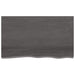 Bathroom Countertop Dark Grey 100x60x4 Cm Treated Solid