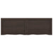 Bathroom Countertop Dark Grey 120x40x4 Cm Treated Solid
