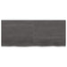 Bathroom Countertop Dark Grey 120x50x6 Cm Treated Solid