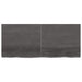 Bathroom Countertop Dark Grey 140x60x4 Cm Treated Solid