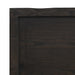 Bathroom Countertop Dark Grey 40x60x4 Cm Treated Solid Wood