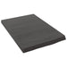 Bathroom Countertop Dark Grey 40x60x4 Cm Treated Solid Wood