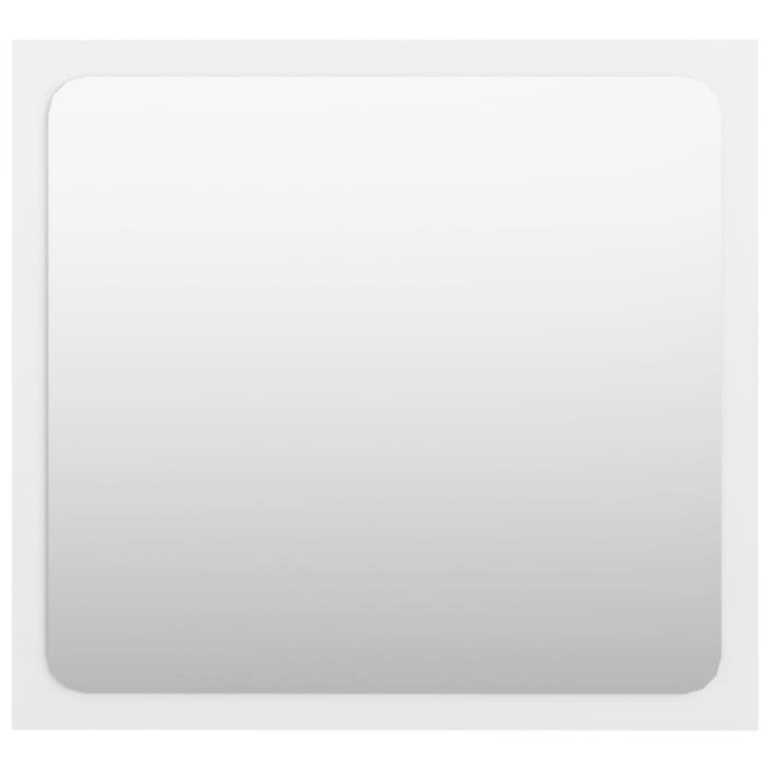 Bathroom Furniture Set Glossy Look White Chipboard Tbibnlx