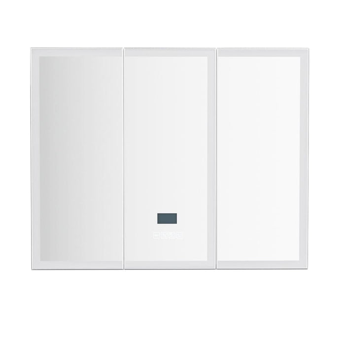 Bathroom Mirror Wall Cabinet Led Light Vanity Shaving