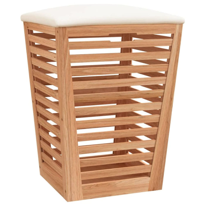 Bathroom Stool 40.5x40.5x56 Cm Solid Wood Walnut Tpbtpx
