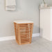 Bathroom Stool 40.5x40.5x56 Cm Solid Wood Walnut Tpbtpx
