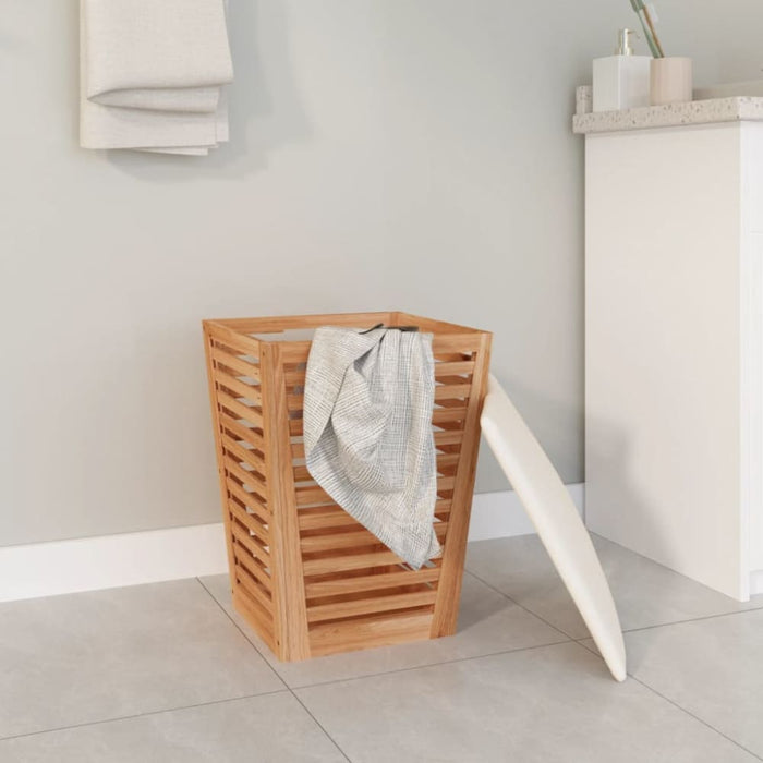 Bathroom Stool 40.5x40.5x56 Cm Solid Wood Walnut Tpbtpx