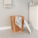 Bathroom Stool 40.5x40.5x56 Cm Solid Wood Walnut Tpbtpx