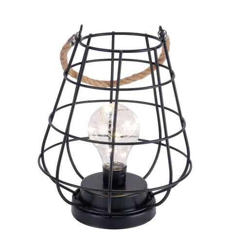 Battery Powered Decorative Cage Bulb Lamp With For Weddings