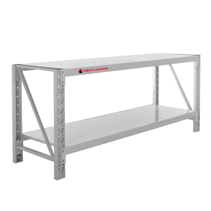 2-Layer Work Bench 400Kg - Grey
