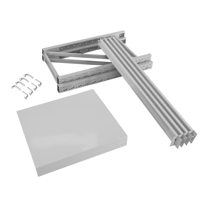 2-Layer Work Bench 400Kg - Grey