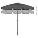 Beach Umbrella Anthracite 180x120 Cm Toaixo