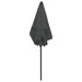 Beach Umbrella Anthracite 180x120 Cm Toaixo