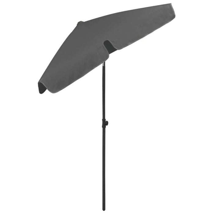 Beach Umbrella Anthracite 180x120 Cm Toaixo