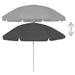 Beach Umbrella Anthracite 240 Cm Toaibl