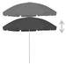 Beach Umbrella Anthracite 300 Cm Toaiob