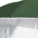 Beach Umbrella with Side Walls Green 215 Cm Tonntn