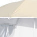 Beach Umbrella with Side Walls Sand 215 Cm Tonntl