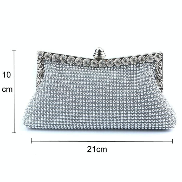 Beads Rhinestone Ladies Banquet Evening Clutch Bag