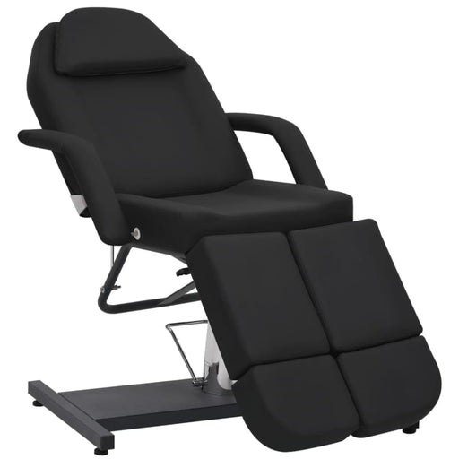 Beauty Treatment Chair Faux Leather Black 180x62x78 Cm