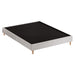 Bed Frame Double Size Beige Zora