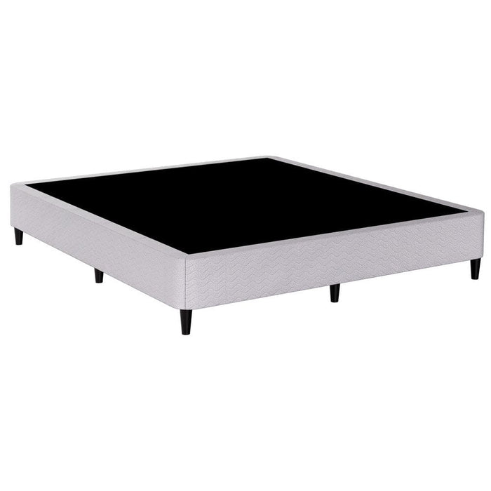 Bed Frame King Size Metal Grey Mason