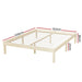 Bed Frame Queen Size Wooden Base Mattress Platform Timber
