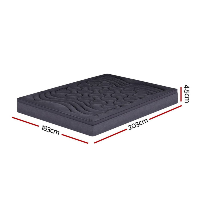 Bedding Mattress Topper Pillowtop 3-zone Mat Pad King