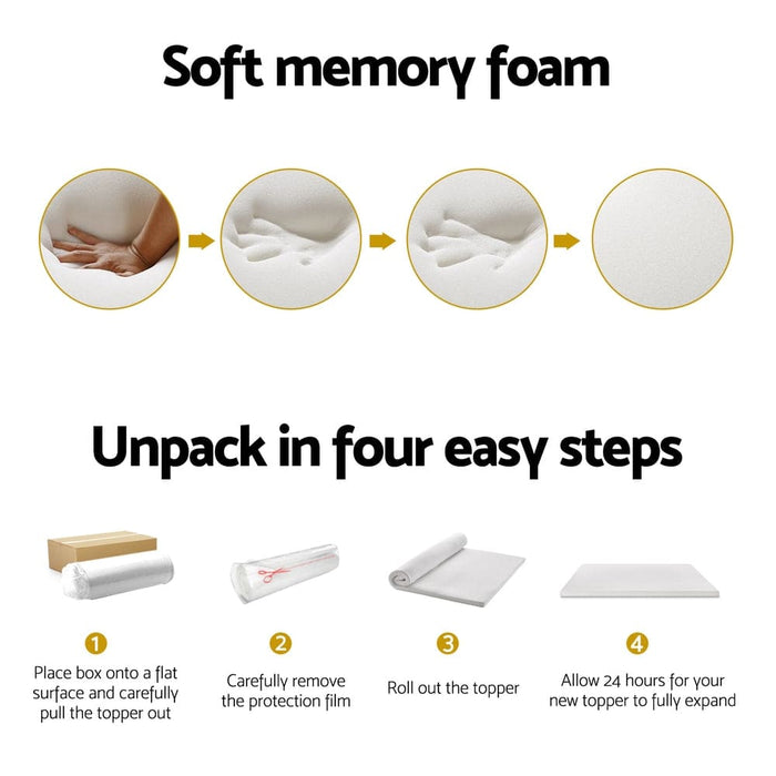 Bedding Memory Foam Mattress Topper 7 - zone Airflow Pad