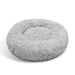 Pet Dog Bed Bedding Warm Plush Round Comfortable Nest Light