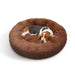 Pet Dog Bedding Warm Plush Round Comfortable Nest Sleeping