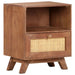 Bedside Cabinet 40x30x50 Cm Solid Mango Wood Txtpki