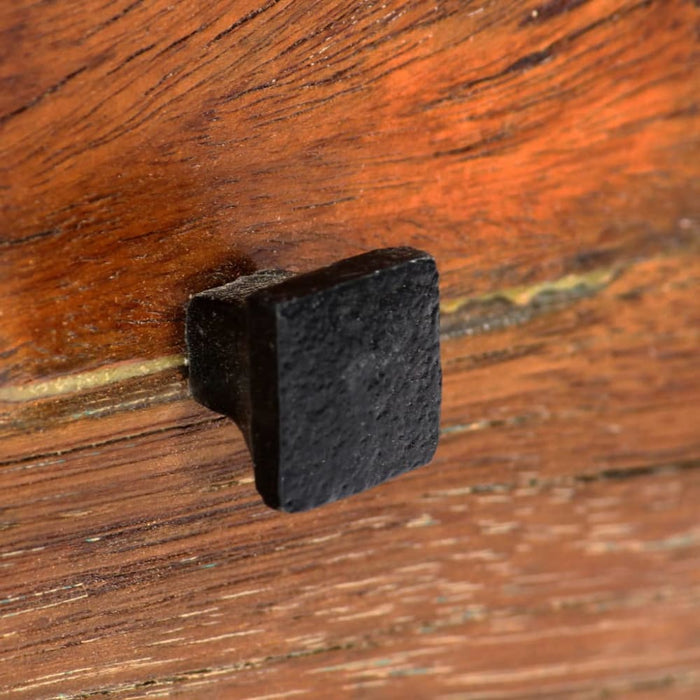 Bedside Cabinet 40x30x50 Cm Solid Reclaimed Wood and Steel