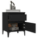 Bedside Cabinet Black 40x35x50 Cm Nxonaa