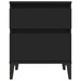 Bedside Cabinet Black 40x35x50 Cm Nxonaa