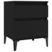 Bedside Cabinet Black 40x35x50 Cm Nxonaa