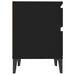 Bedside Cabinet Black 40x35x50 Cm Nxonaa