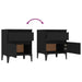 Bedside Cabinet Black 40x35x50 Cm Nxonaa